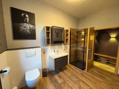 Ein Badezimmer in der Unterkunft Canossa Lodge