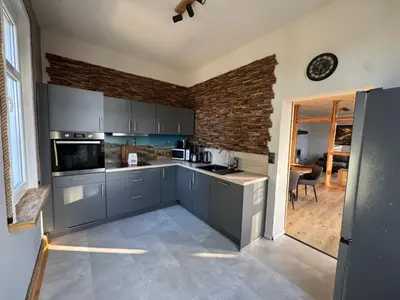 Küche/Küchenzeile in der Unterkunft Canossa Lodge
