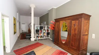 Die Bibliothek in der Ferienwohnung