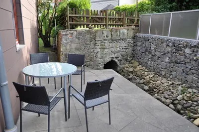 Ein Patio oder anderer Außenbereich in der Unterkunft Ferienwohnung Martin 2