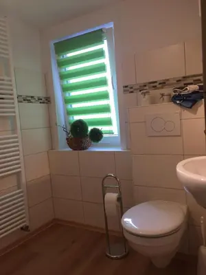 Ein Badezimmer in der Unterkunft Lillys Ferienhaus