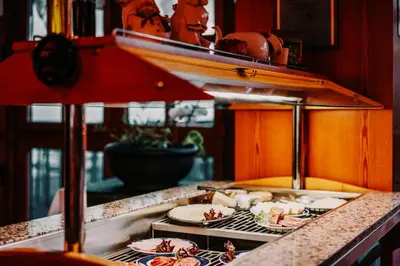 Essen im Hotel oder in der Nähe