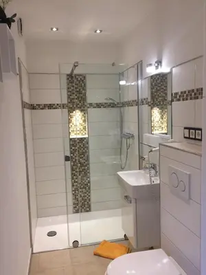Ein Badezimmer in der Unterkunft Pension Alscher Garni