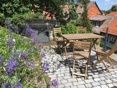 Ein Garten an der Unterkunft Idyll 23
