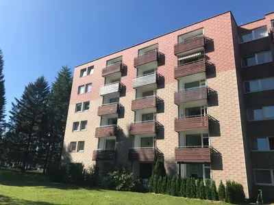 Das Gebäude in dem sich die Ferienwohnung befindet