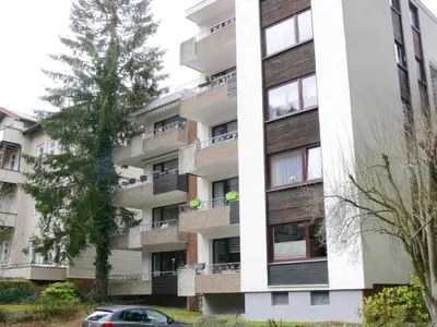 Das Gebäude in dem sich die Ferienwohnung befindet