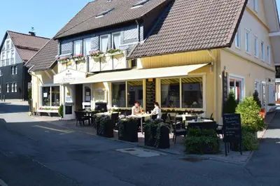 Das Gebäude in dem sich das Aparthotel befindet