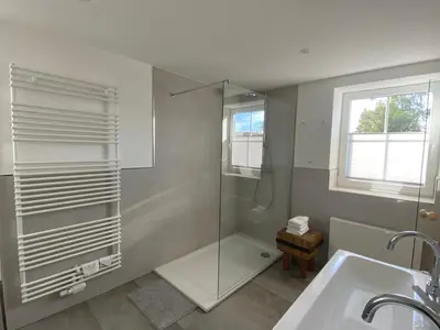 Ein Badezimmer in der Unterkunft BERGLAGE - Das UrlaubZuhause