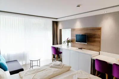 TV/Unterhaltungsangebot in der Unterkunft Appartements Am Kranichsee
