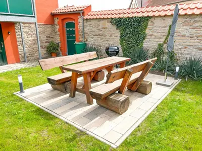 Ein Garten an der Unterkunft Alte Försterei