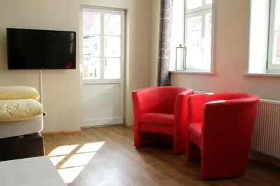 TV/Unterhaltungsangebot in der Unterkunft Apartments anno 1560