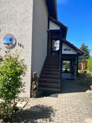 Das Gebäude in dem sich die Ferienwohnung befindet