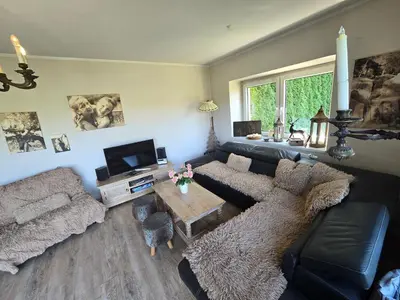 Ein Sitzbereich in der Unterkunft Palais Picard Westflügel