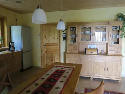 Küche/Küchenzeile in der Unterkunft Ferienhaus Sonne, Harz und Sterne