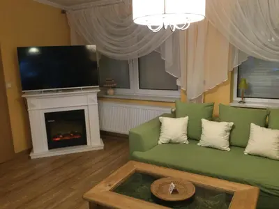 TV/Unterhaltungsangebot in der Unterkunft Ferienhaus 1 Am Eichenberg