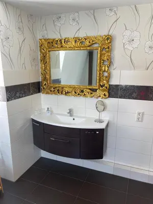 Ein Badezimmer in der Unterkunft Ferienwohnung Baars