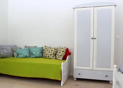 Ein Sitzbereich in der Unterkunft Villa Viriditas