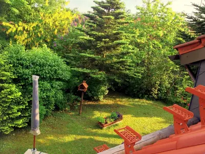 Ein Garten an der Unterkunft Ferienhaus Sequoia Hahnenklee