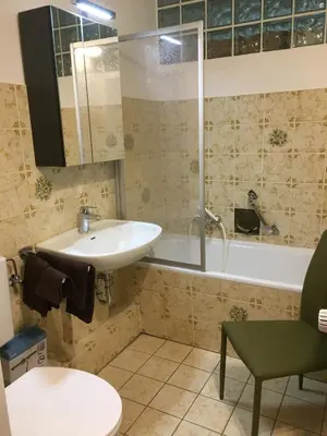 Ein Badezimmer in der Unterkunft Ferienwohnung Harzmond