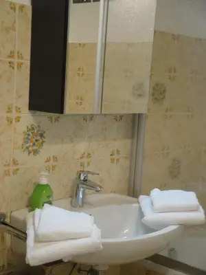 Ein Badezimmer in der Unterkunft Ferienwohnung Harzmond