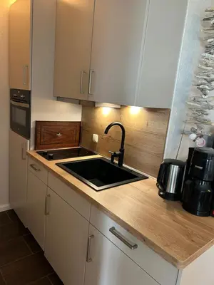 Küche/Küchenzeile in der Unterkunft Ferienwohnung Glockenberg - Westphal