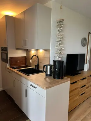Küche/Küchenzeile in der Unterkunft Ferienwohnung Glockenberg - Westphal