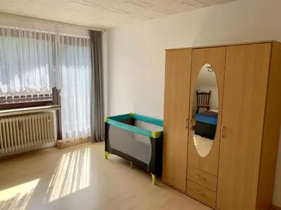 Ein Bett oder Betten in einem Zimmer der Unterkunft Ferienhaus Erika