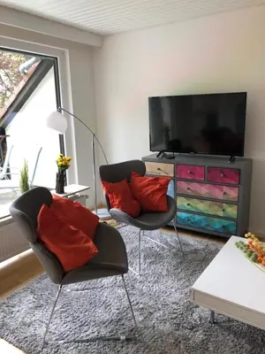 TV/Unterhaltungsangebot in der Unterkunft Ferienwohnung Wandervogel