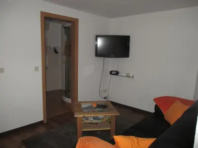 TV/Unterhaltungsangebot in der Unterkunft Ferienhaus Mack