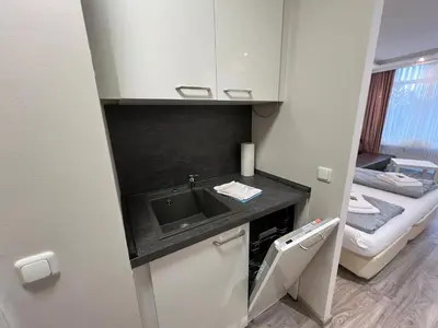 Ein Bett oder Betten in einem Zimmer der Unterkunft Haus Vier Jahreszeiten am See HS 582