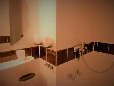 Ein Badezimmer in der Unterkunft Haus Vier Jahreszeiten am See HS 581