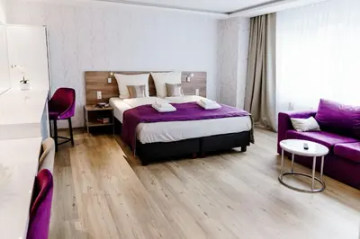 Ein Bett oder Betten in einem Zimmer der Unterkunft Haus am See HS 233