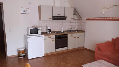 Küche/Küchenzeile in der Unterkunft Ferienwohnungen Steeg