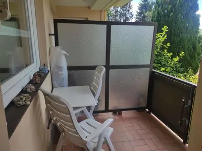 Ein Balkon oder eine Terrasse in der Unterkunft Ferienwohnung Schüler - Paradies