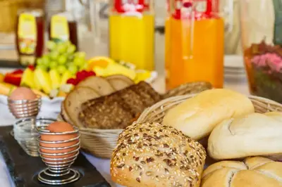 Essen im Hotel oder in der Nähe