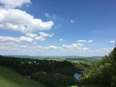 Naturlandschaft in der Nähe des Ferienhauses