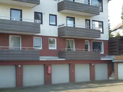 Das Gebäude in dem sich die Ferienwohnung befindet