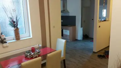 Küche/Küchenzeile in der Unterkunft Haus Isabelle EG