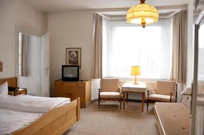 Ein Bett oder Betten in einem Zimmer der Unterkunft Haus Dümling