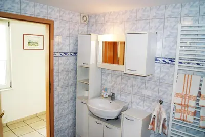 Ein Badezimmer in der Unterkunft Ferienwohnung Nitzschke