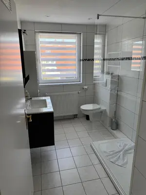 Ein Badezimmer in der Unterkunft Ferienwohnung Manja