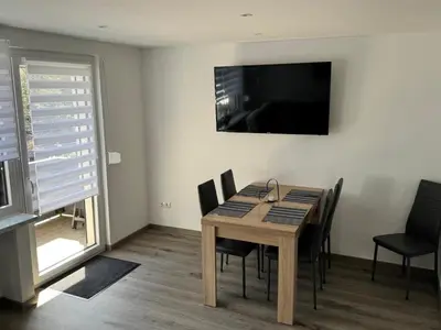 TV/Unterhaltungsangebot in der Unterkunft Ferienwohnung Manja