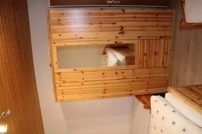 Ein Bett oder Betten in einem Zimmer der Unterkunft Ferienwohnung Schmidt