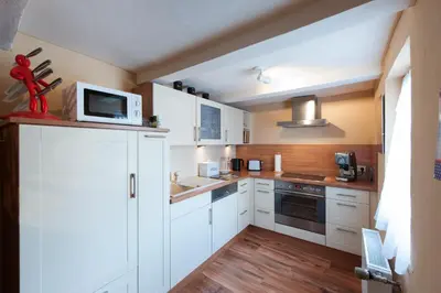 Küche/Küchenzeile in der Unterkunft Das Ferienhaus