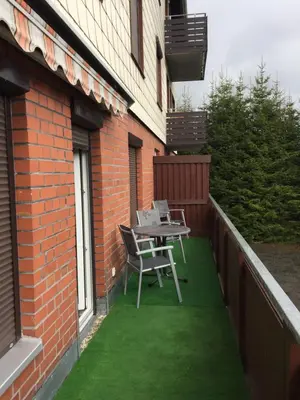 Ein Garten an der Unterkunft Tami's Harzglück