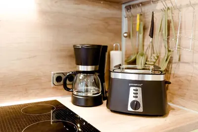 Kaffee-/Teezubehör in der Unterkunft Ferienhaus am Bergeshang