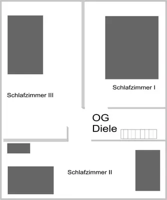 Grundriss der Unterkunft Ferienhaus Förster III