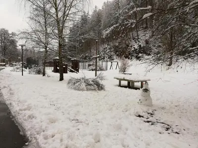 Alte Forsterei im Winter