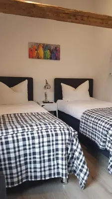 Ein Bett oder Betten in einem Zimmer der Unterkunft 