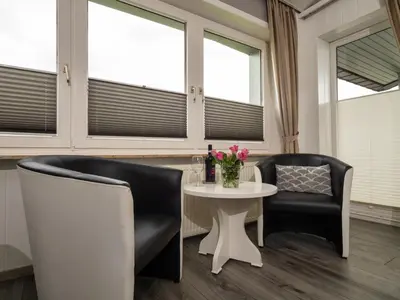 Ein Sitzbereich in der Unterkunft Hotel Brunnenbach